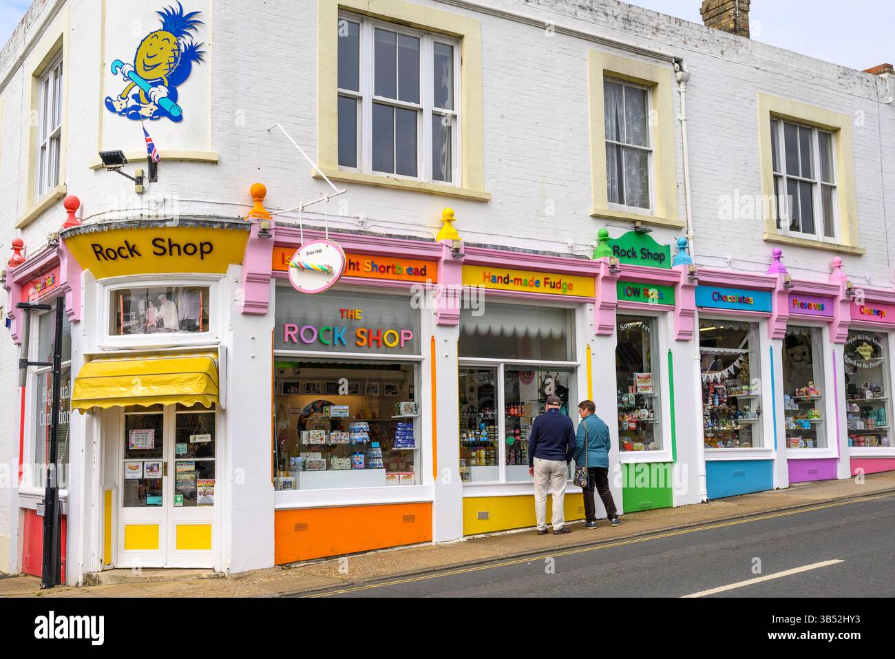 The Rock Shop, Shanklin, île de Wight, Royaume-Uni Banque D'Images