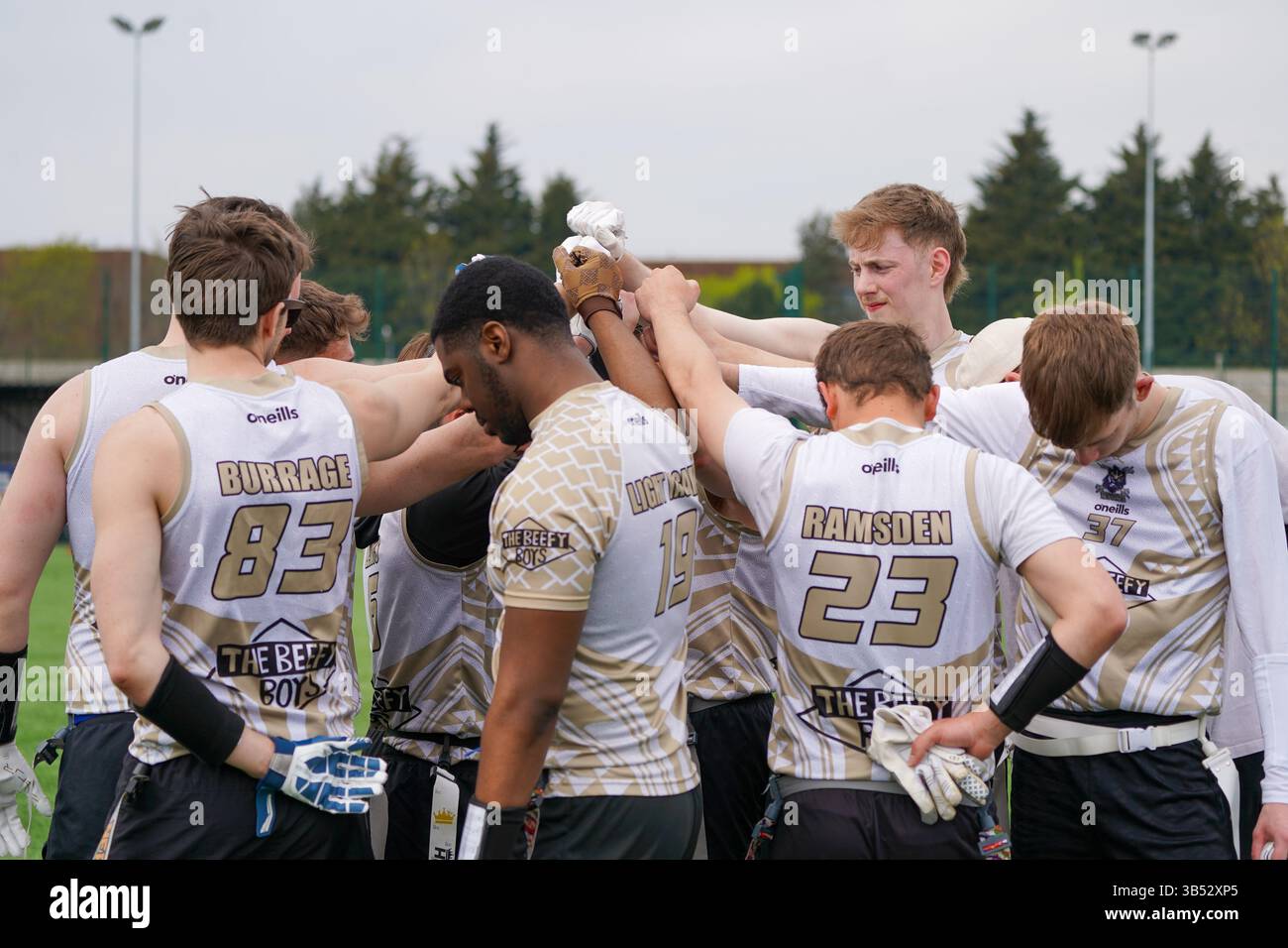 Drapeau football, British Southern Premiership, Cardiff Banque D'Images