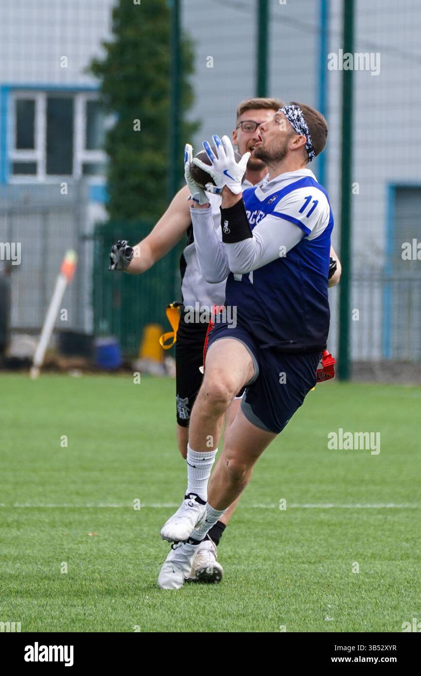 Drapeau football, British Southern Premiership, Cardiff Banque D'Images