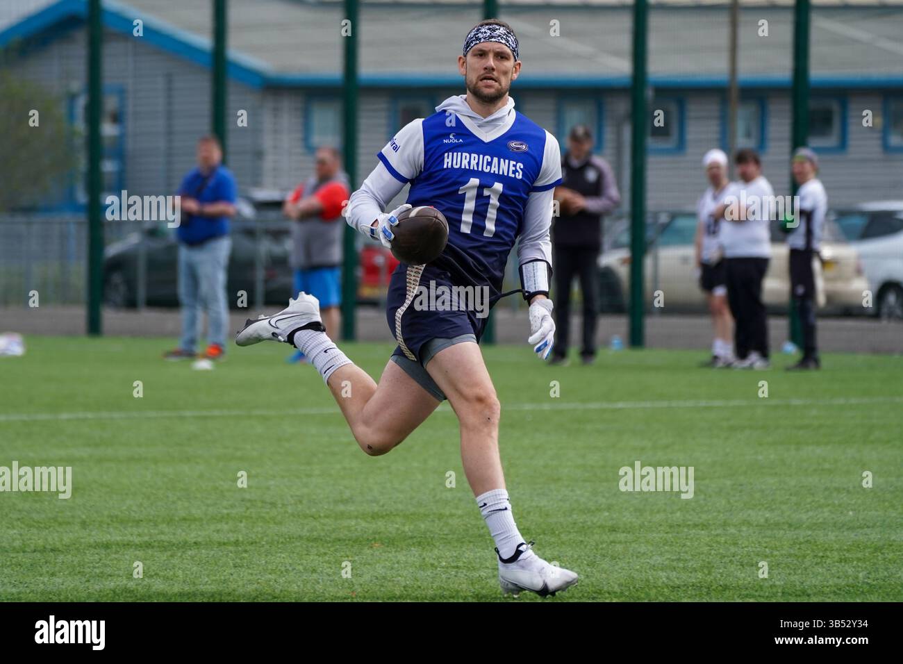 Drapeau football, British Southern Premiership, Cardiff Banque D'Images