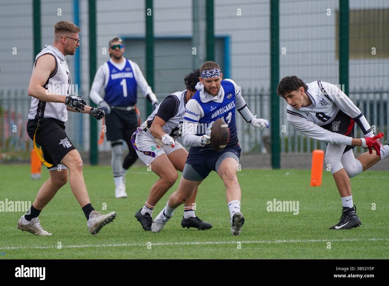 Drapeau football, British Southern Premiership, Cardiff Banque D'Images