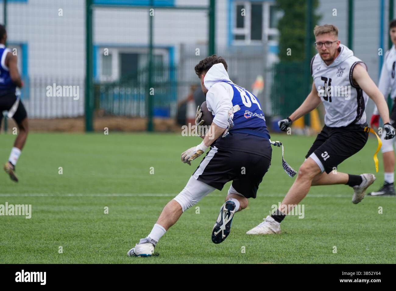Drapeau football, British Southern Premiership, Cardiff Banque D'Images