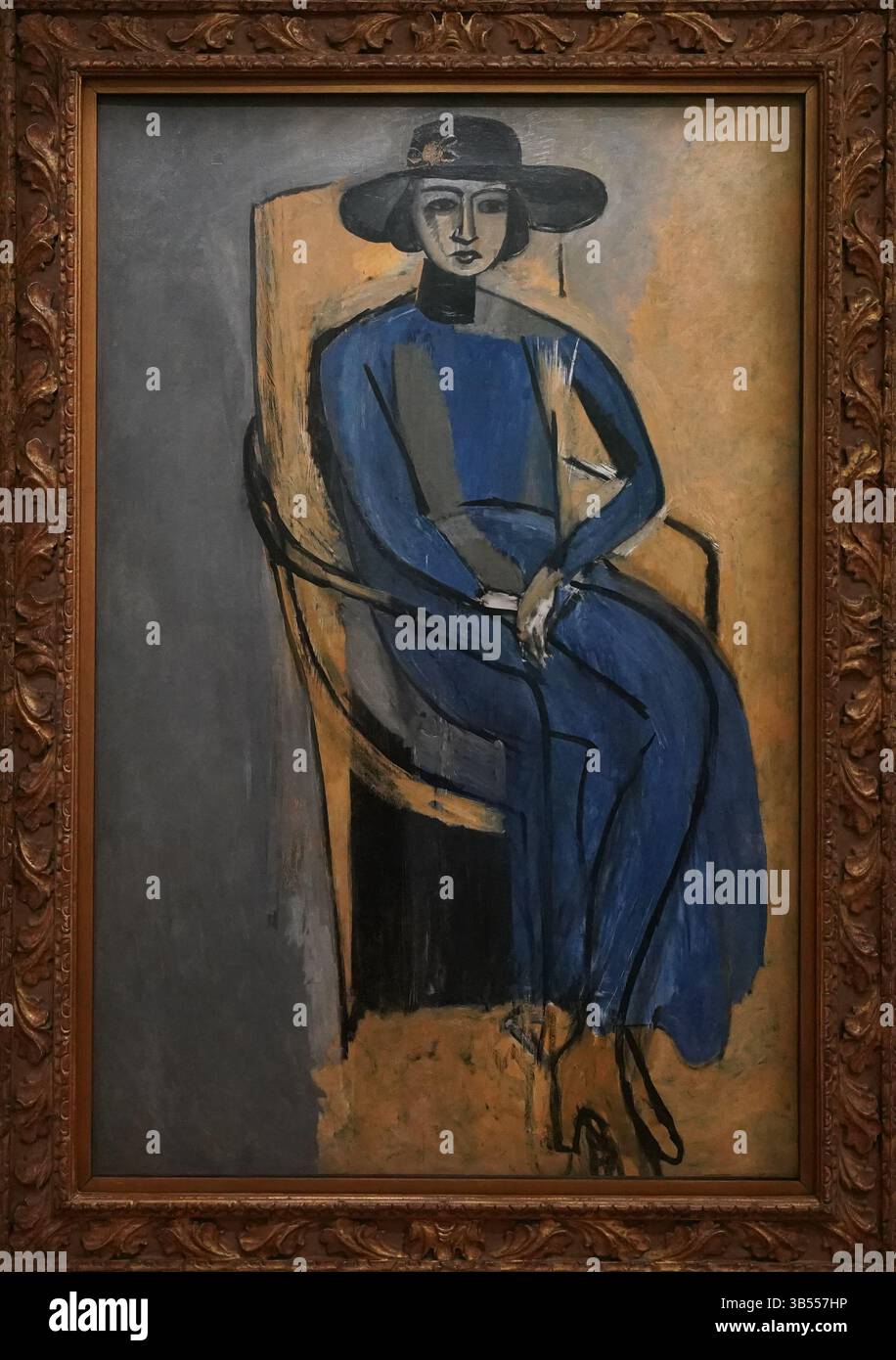 Portrait de Greta Prozor (1916) par Henri Matisse Banque D'Images