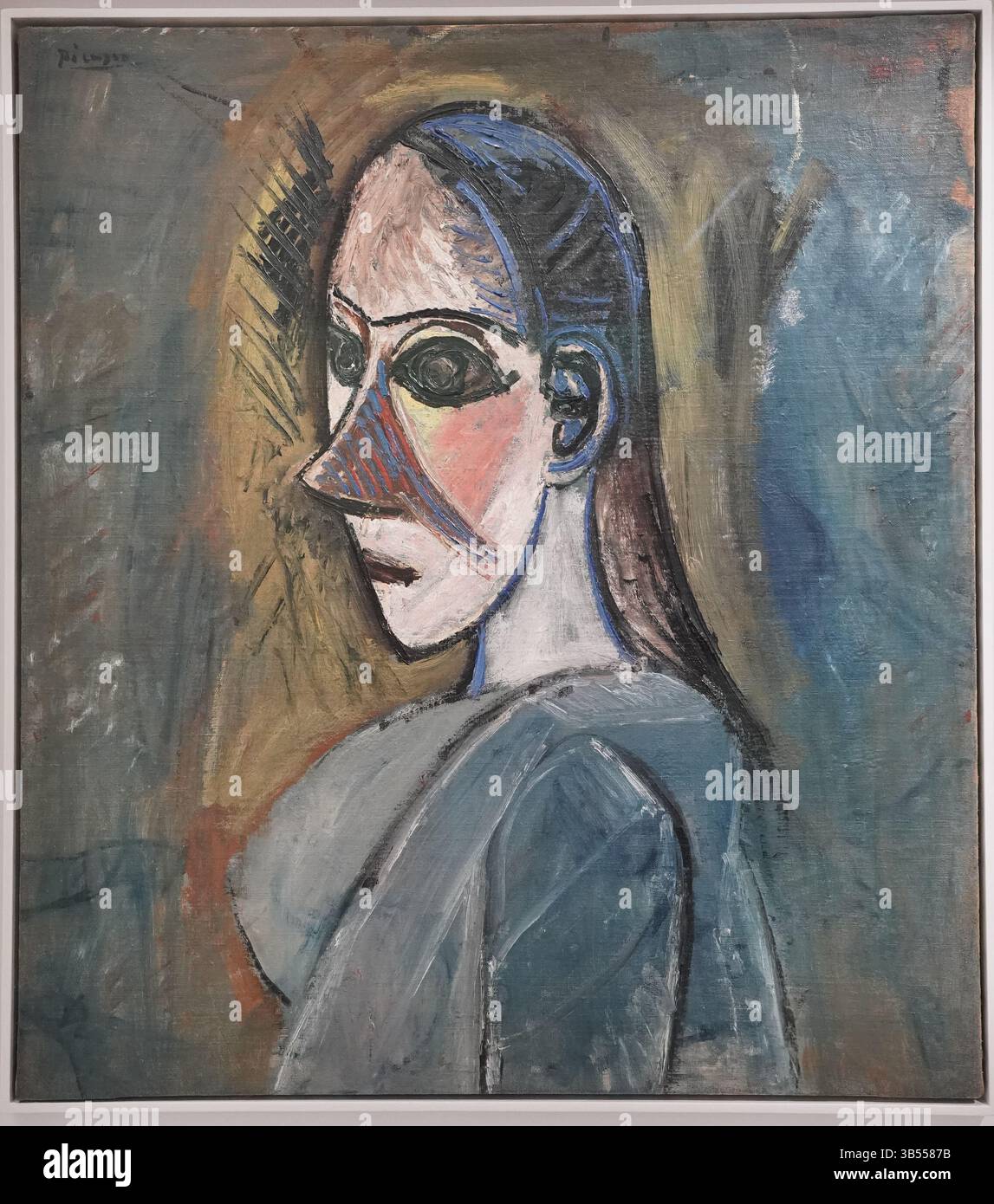 Pablo Picasso - buste de femme, 1907 Banque D'Images