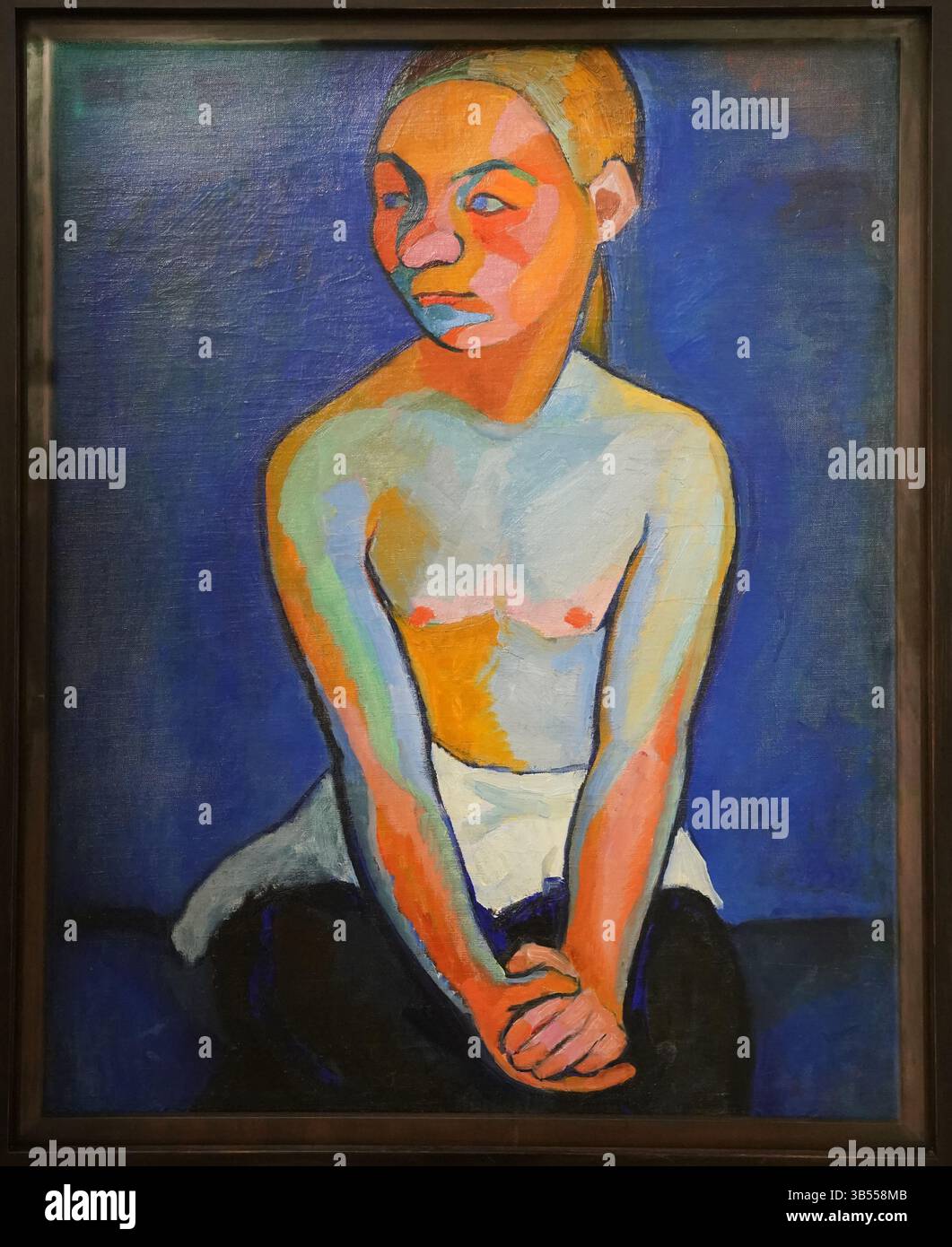 Sonia Delaunay, jeune finlandaise, 1907 - le Centre Pompidou à Paris, France Banque D'Images