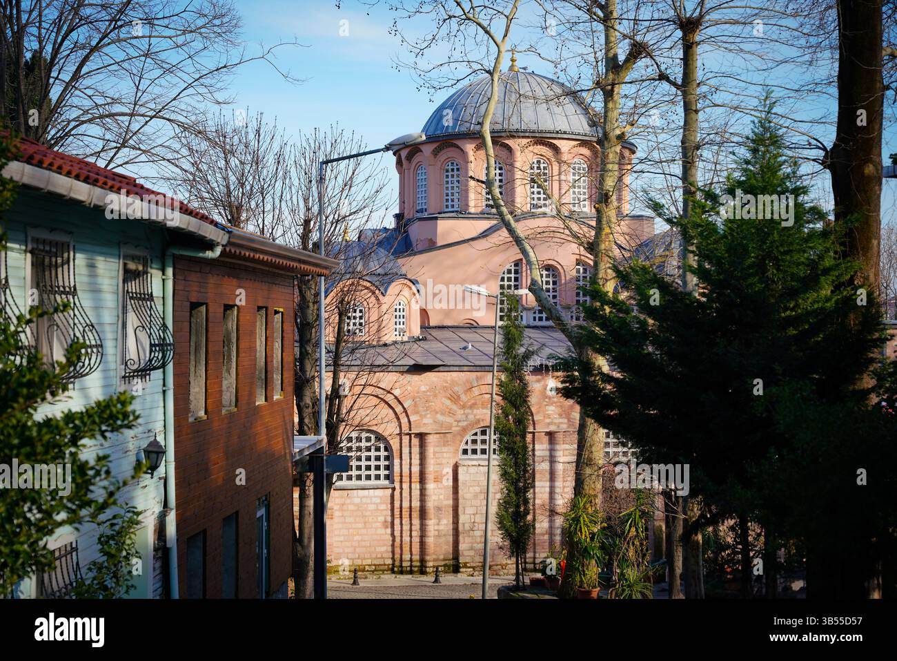 Église Chora, mosquée Kariye dans la ville d'Istanbul, Turkiye Banque D'Images