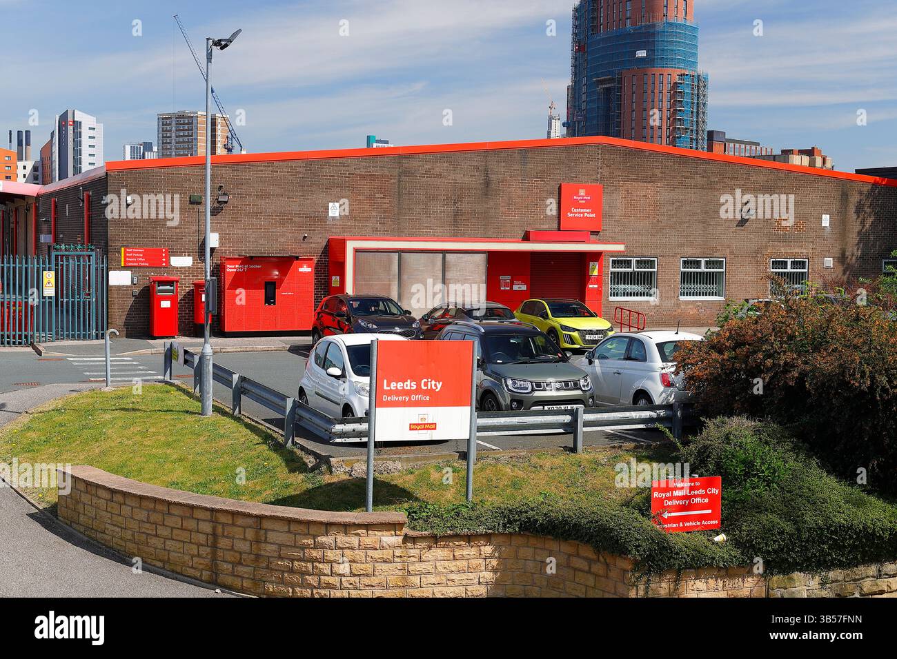 Leeds City Royal mail Delivery Office Banque D'Images