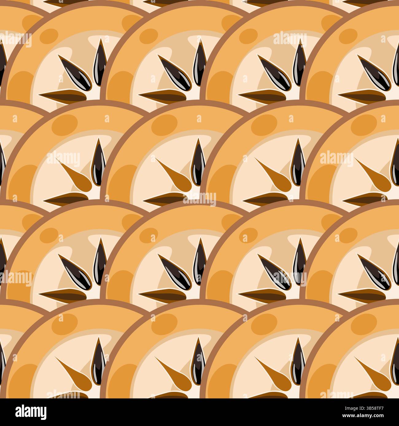Naseberry Sapodilla fruits Seamless illustration vectorielle de motif botanique Illustration de Vecteur