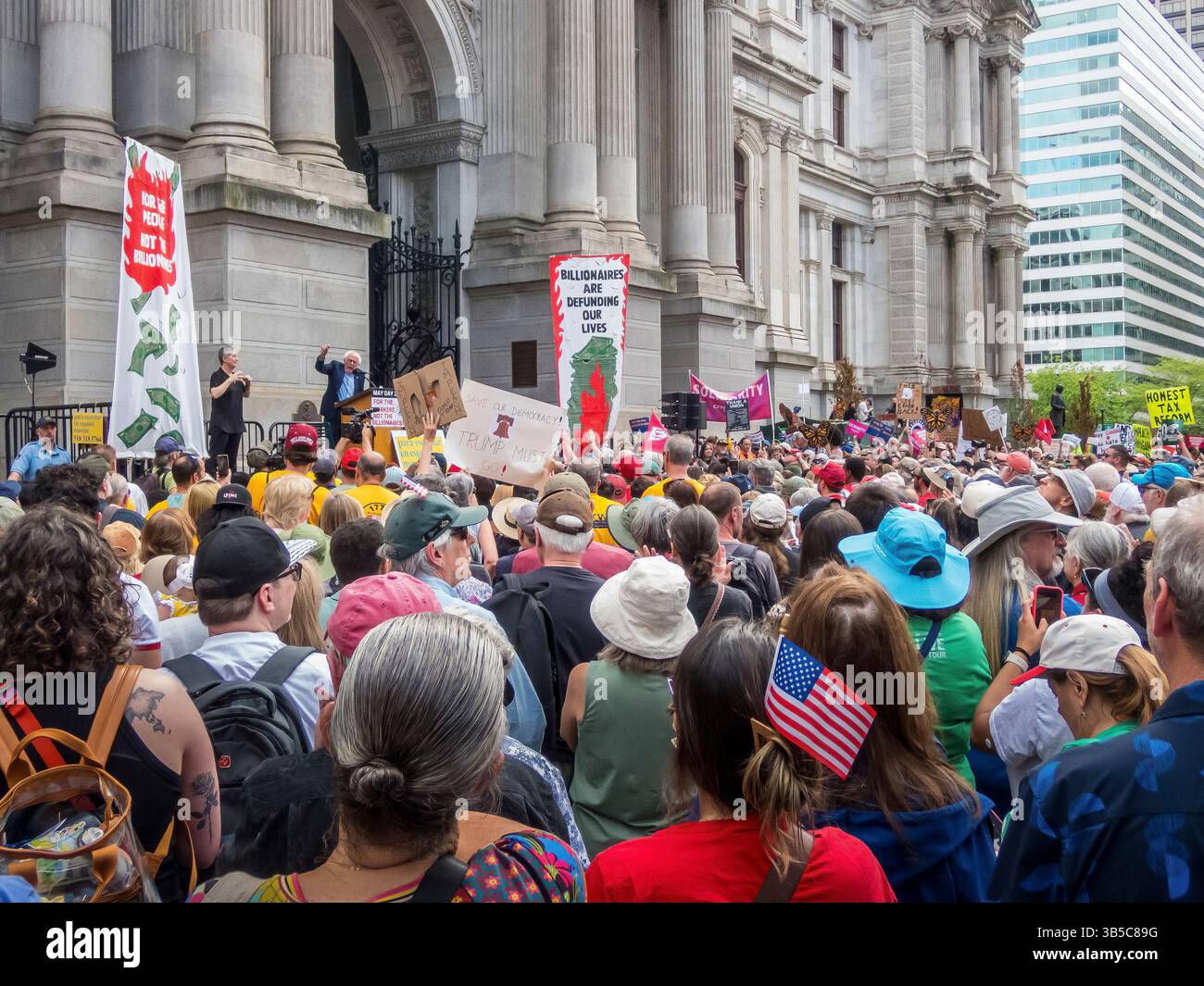 Manifestation pacifique anti trump Banque de photographies et d images
