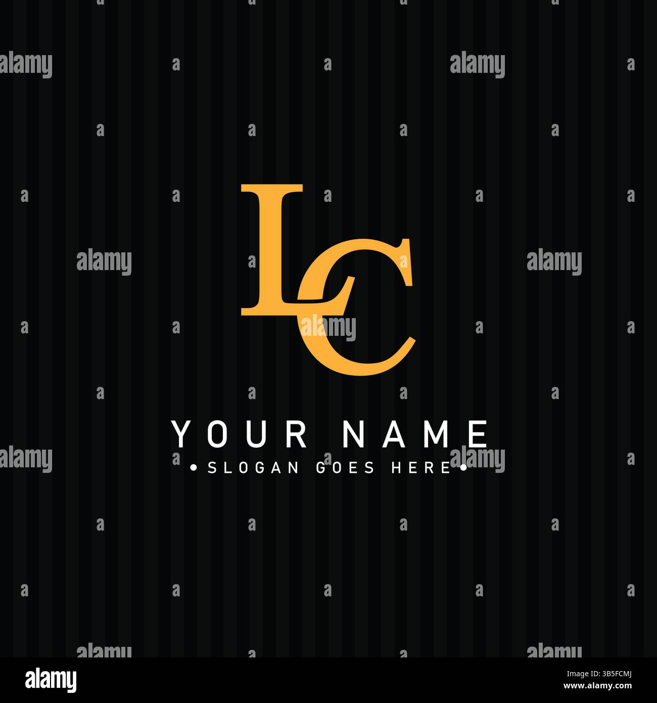 Logo vectoriel LC initial - modèle élégant de monogramme pour les lettres l et C pour votre entreprise Illustration de Vecteur