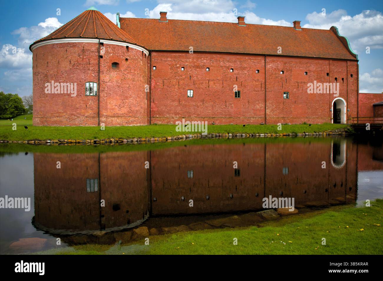 Landskrona Citadelle à Landskrona, Scanie, Sud de la Suède, construite en 1559. Banque D'Images