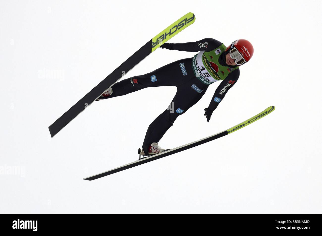 Ronja Loh (VSC Klingenthal) à la Coupe du monde de combiné nordique FIS Schonach 2025, Schonach, Allemagne / Allemagne Banque D'Images