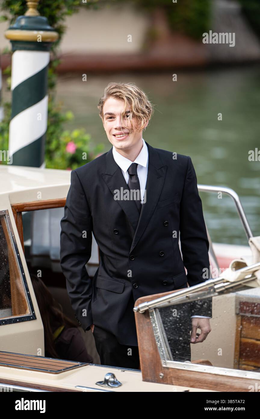 3 septembre 2022, Venise, Lombardie, Italie : VENISE, ITALIE - 03 SEPTEMBRE : Biondo arrive à l'Hôtel Excelsior lors du 79ème Festival International du film de Venise le 03 septembre 2022 à Venise, Italie. (Crédit image : © Stefanos Kyriazis/ZUMA Press Wire) Banque D'Images