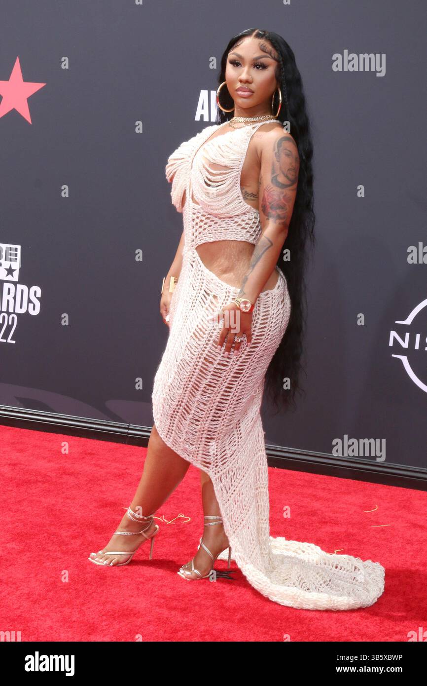 26 juin 2022, Los Angeles, CA, États-Unis : LOS ANGELES - juin 26 : Ari Fletcher aux BET Awards 2022 au Microsoft Theater le 26 juin 2022 à Los Angeles, CA (crédit image : © Kathy Hutchins via ZUMA Press Wire) Banque D'Images