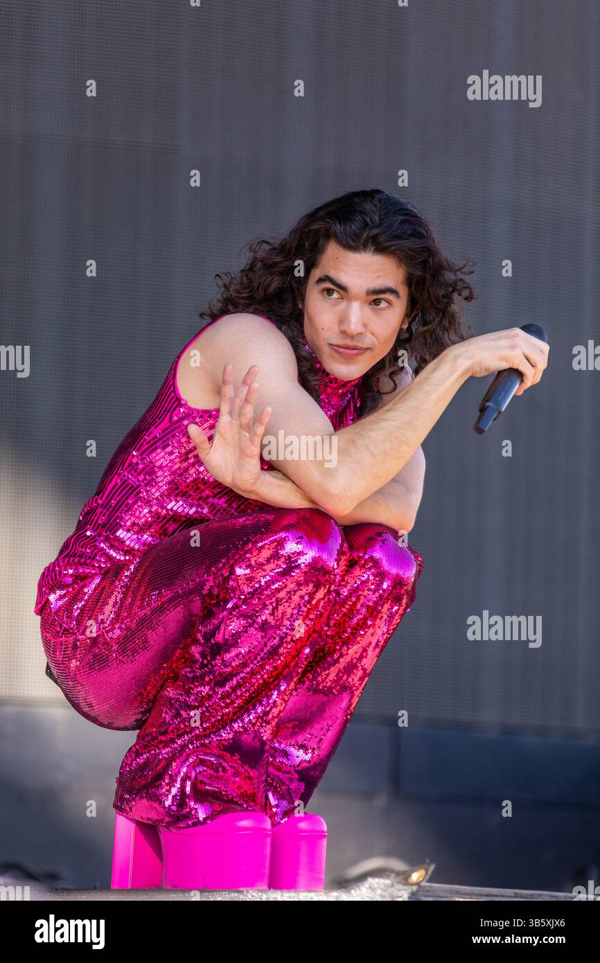 23 avril 2022, Indio, Californie, États-Unis : CONAN GRAY au Coachella Valley Music and Arts Festival à Indio, Californie (crédit image : © Daniel DeSlover/ZUMA Press Wire) Banque D'Images