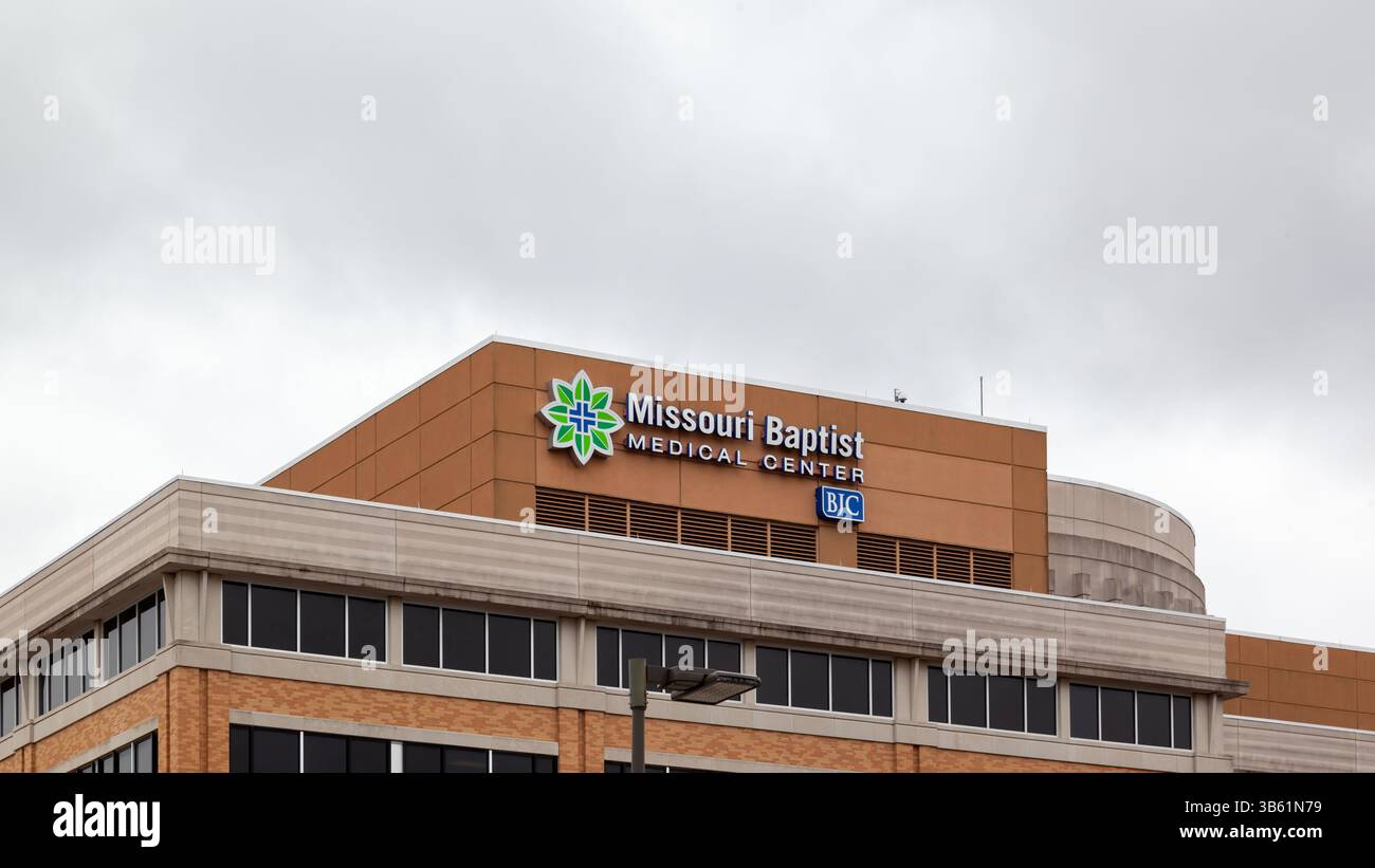 St Louis, MO, USA - 24 mars 2022 : Missouri Baptist Medical Center à St Louis, MO, USA. Banque D'Images