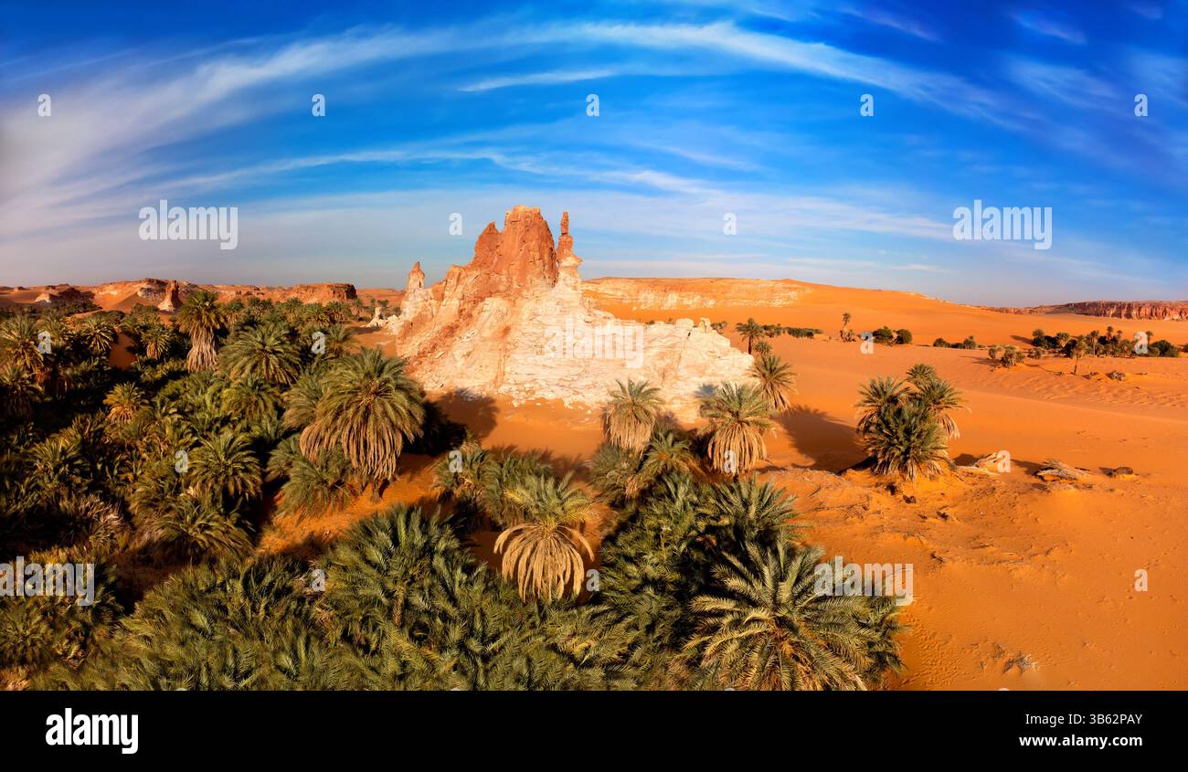 Région des lacs d'Ounianga, Tchad Banque D'Images