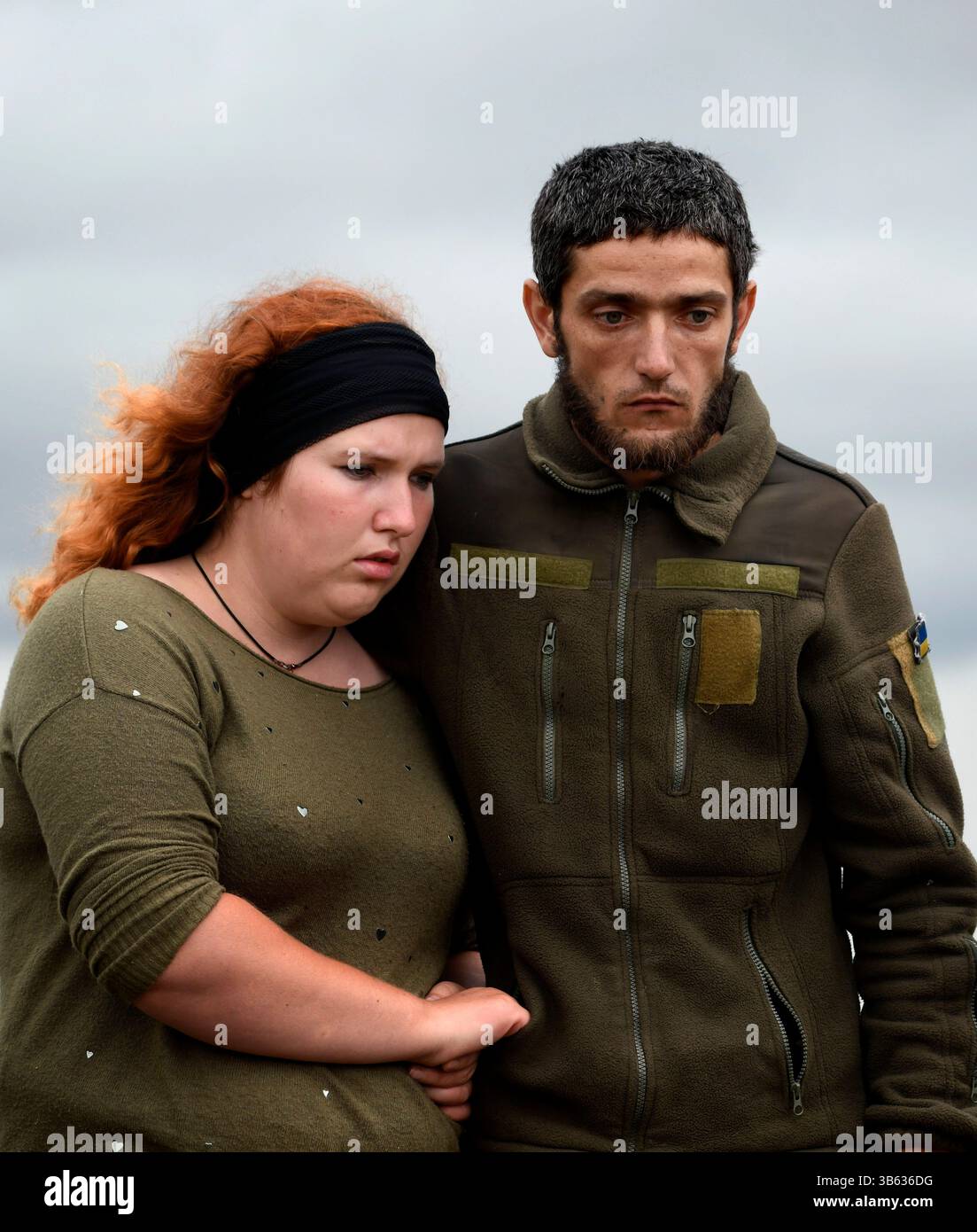 24 juin 2022, Kharkiv, Ukraine : à la périphérie de la ville de Kharkov se trouve le cimetière 18. C’est sur le héros de la course spatiale soviétique Y. Gagarine rue, Forces armées de l’Ukraine a déjà enterré plus de 100 soldats locaux, qui sont tombés devant les troupes russes sont enterrés. Comme auparavant avec l'Union soviétique, ils ont toujours souffert des attaques de guerre de la Russie, et le cimetière 18 met en valeur cette relation asymétrique. Les pierres tombales des combattants qui sont morts lors de l'attaque menée par Poutine dans le Donbass, il y a des années. À côté des morts d'hier se trouvent les morts d'aujourd'hui et probablement beaucoup plus demain et au-delà. Aujourd'hui Banque D'Images