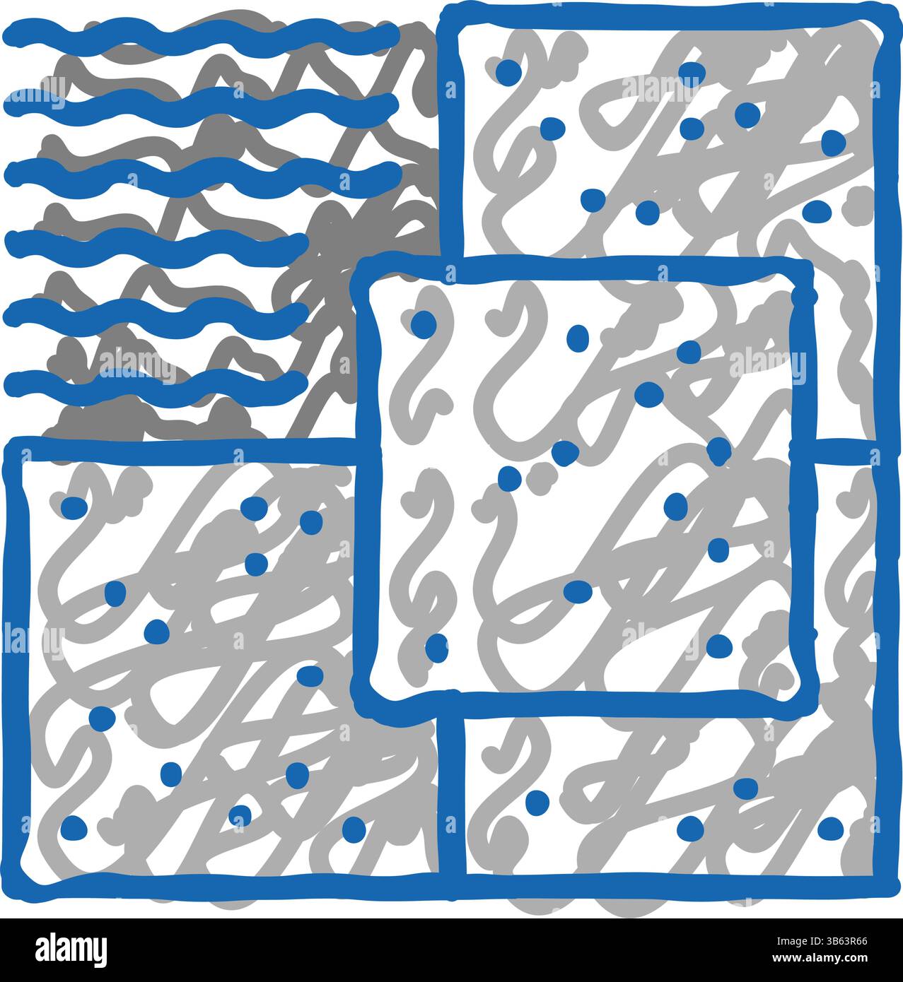 icône de plancher en pierre doodle illustration Illustration de Vecteur