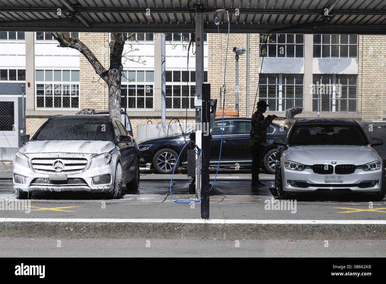 Lave-auto Banque D'Images