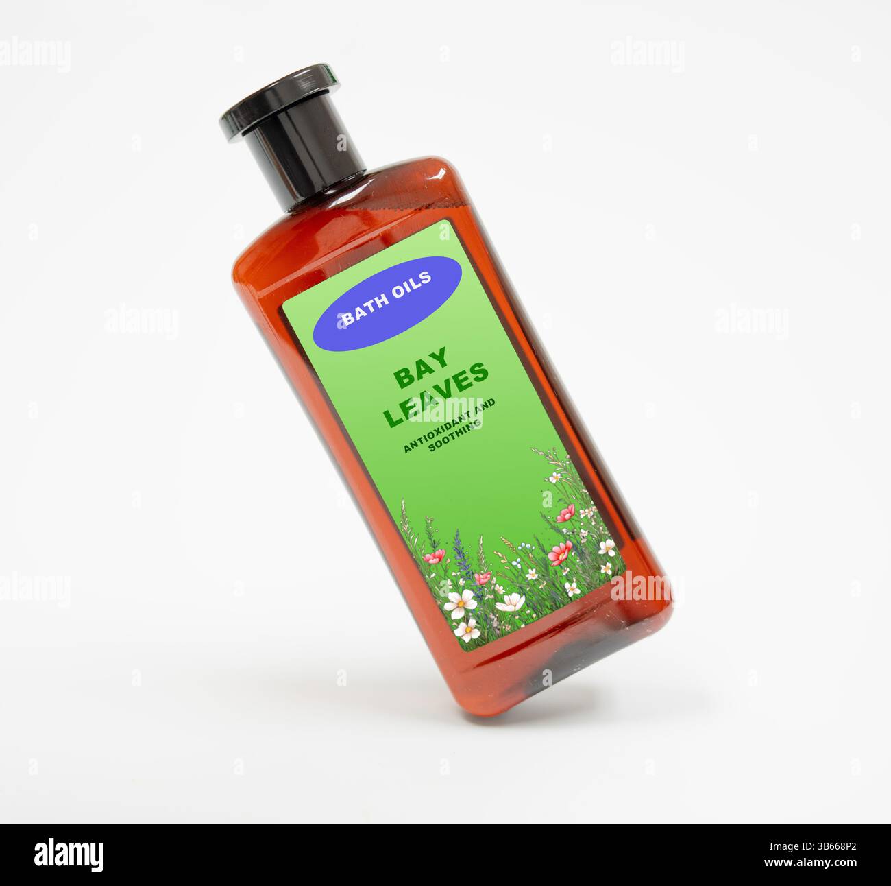 Feuilles de laurier. Apaise la peau, réduit le stress et dégage un parfum chaud et épicé. Banque D'Images