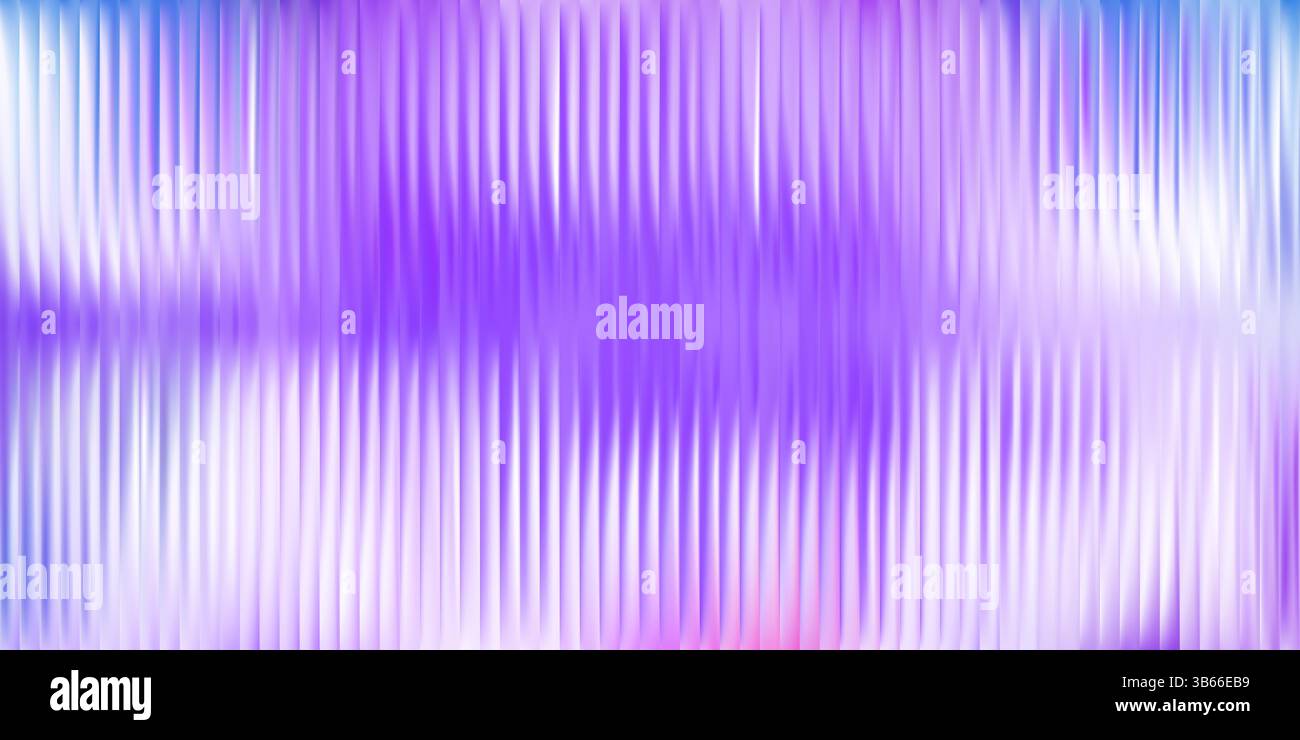 Fond de distorsion en verre abstrait violet. Texture dégradée floue avec stries verticales. Illustration de Vecteur