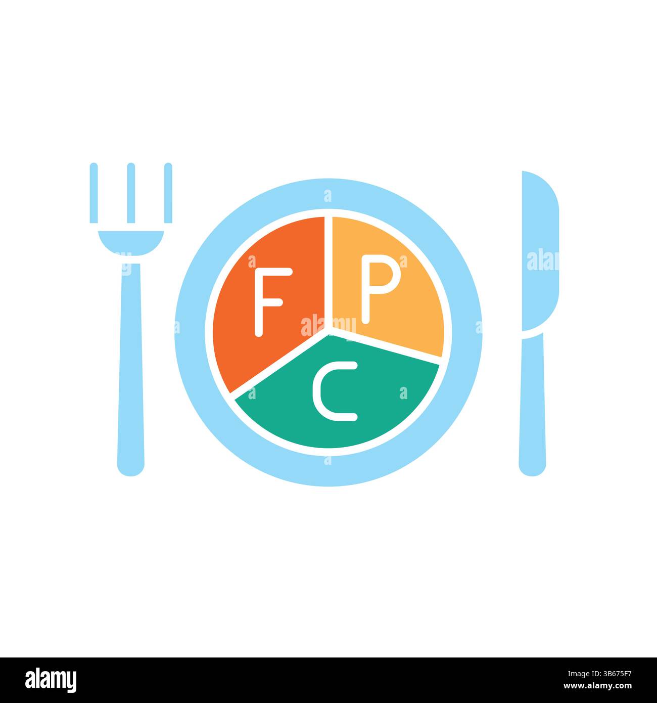 Icône de ligne de couleur diète pour les projets numériques et d'impression. Icônes nettes minimales pour les applications et les sites Web. Icônes simples modernes pour UI UX et branding Illustration de Vecteur