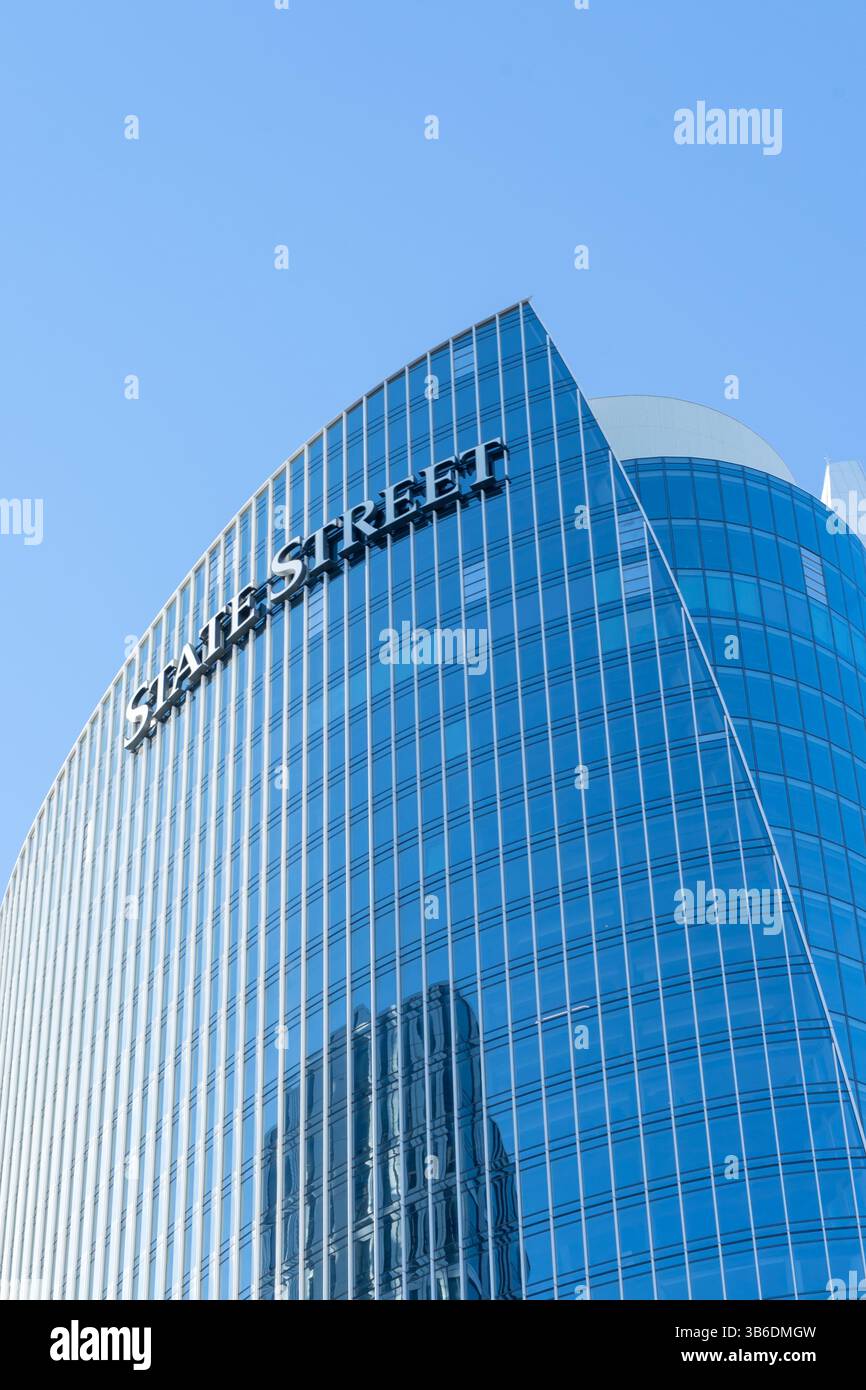 Siège social de State Street à Boston, ma, États-Unis Banque D'Images Siège social de State Street à Boston, ma, États-Unis Banque D'Images