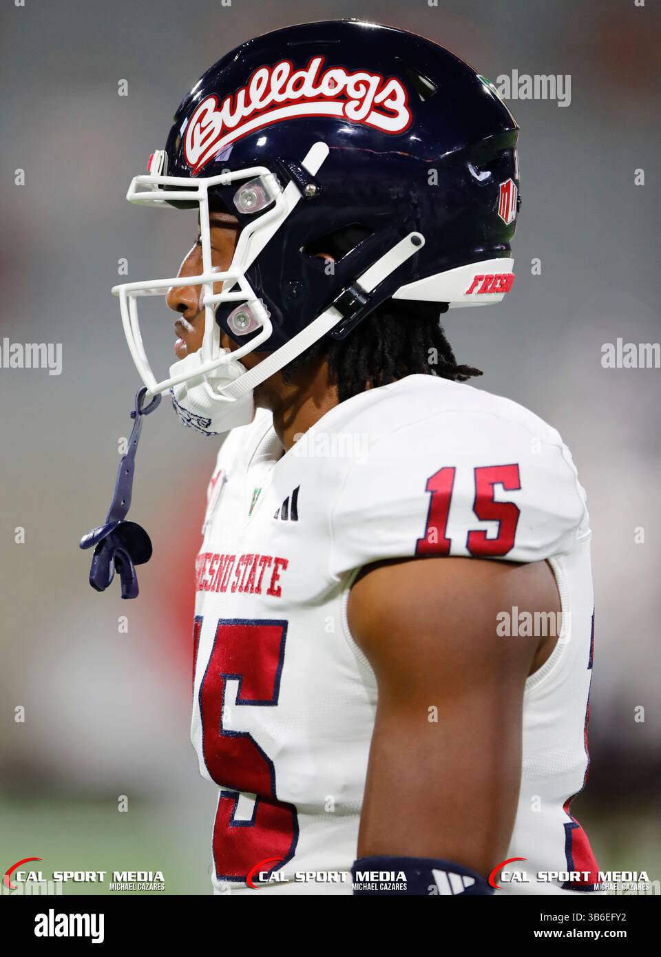 16 septembre 2023 : lors d'un match de football NCAA entre l'Université d'État de Fresno et l'Université d'État de l'Arizona au Mountain America Stadium de Tempe, Arizona. ..Michael Cazares/CSM. (Image crédit : Banque D'Images