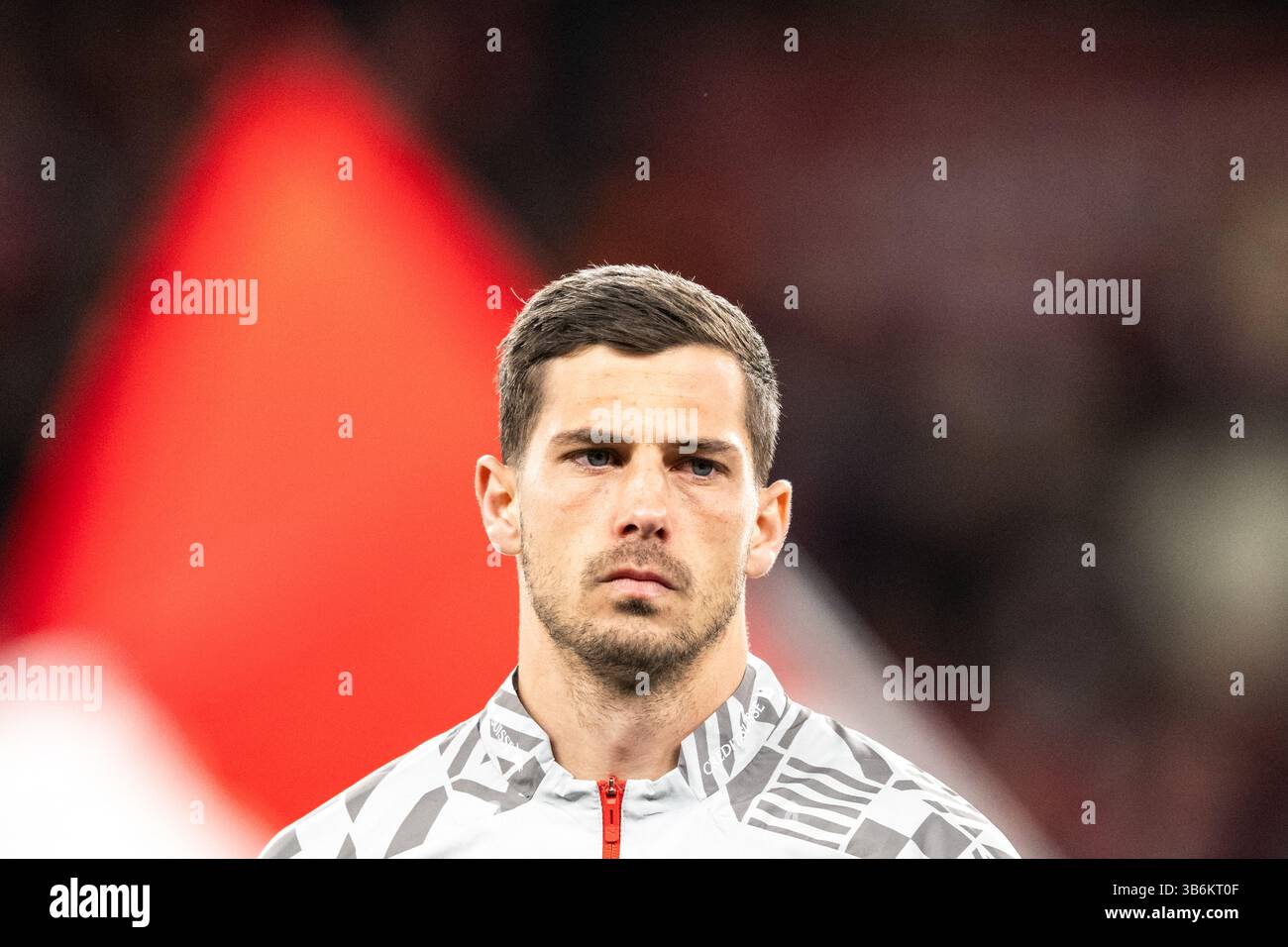 23 mars 2024, Copenhague, null, Danemark : Copenhague, Danemark. 23 mars 2024. Remo Freuler (8) de Suisse vu lors du match amical de football entre le Danemark et la Suisse à Parken à Copenhague. (Crédit image : © Gonzales photo/Gonzales photo via ZUMA Press) Banque D'Images