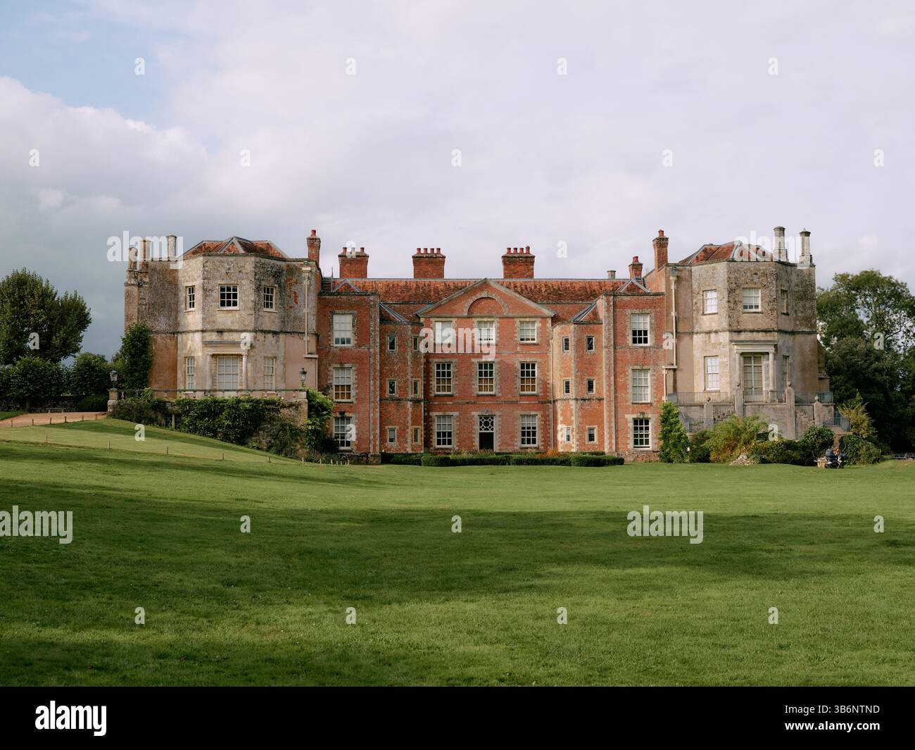 Mottisfont maison du XVIIIe siècle et domaine de jardins dans la vallée de test, Hampshire, Angleterre Royaume-Uni Banque D'Images