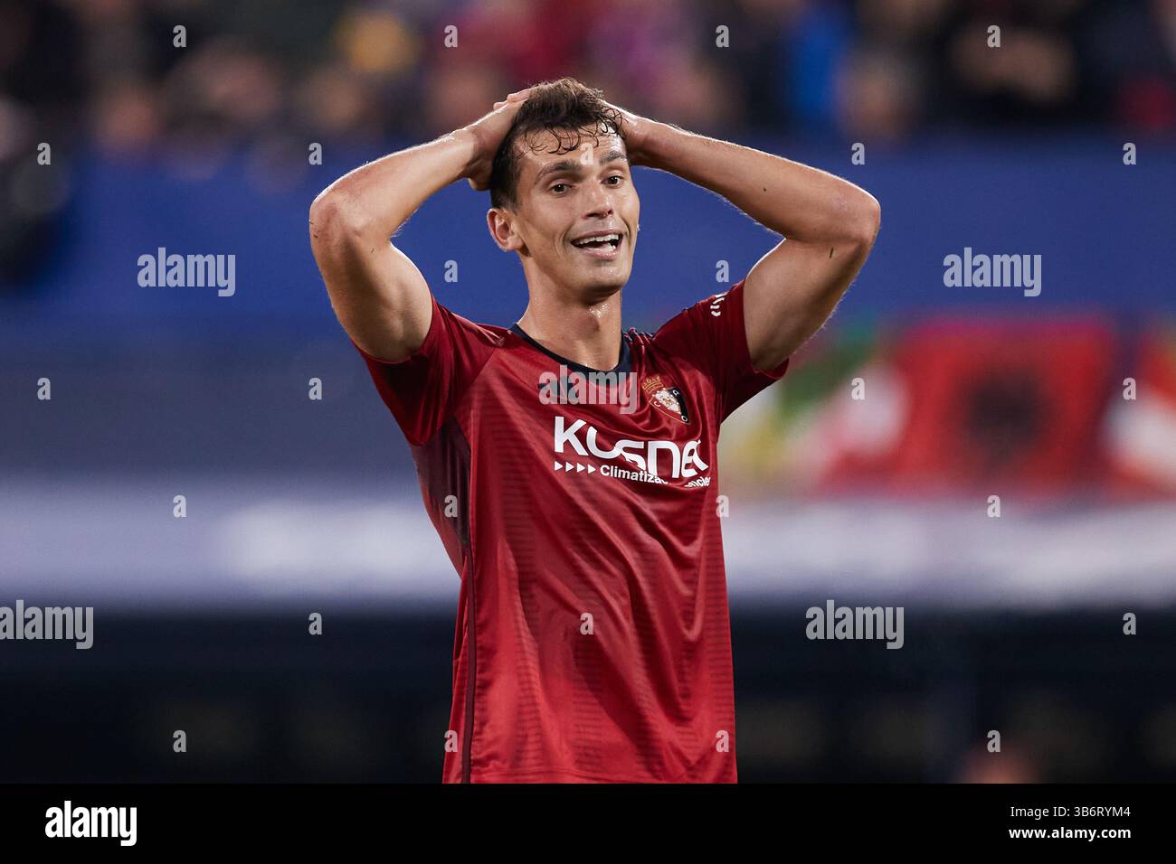 11 novembre 2023 : Lucas Torro de CA Osasuna réagit lors du match LaLiga EA Sports entre CA Osasuna et UD Las Palmas à El Sadar le 11 novembre 2023, à Pampelune, Espagne. (Crédit image : © Ricardo Larreina/AFP7 via ZUMA Press Wire) Banque D'Images