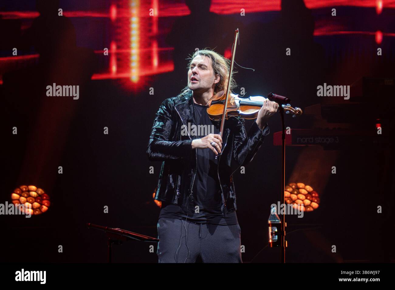 28 avril 2025 : David Garrett joue à Milan, en Italie Banque D'Images