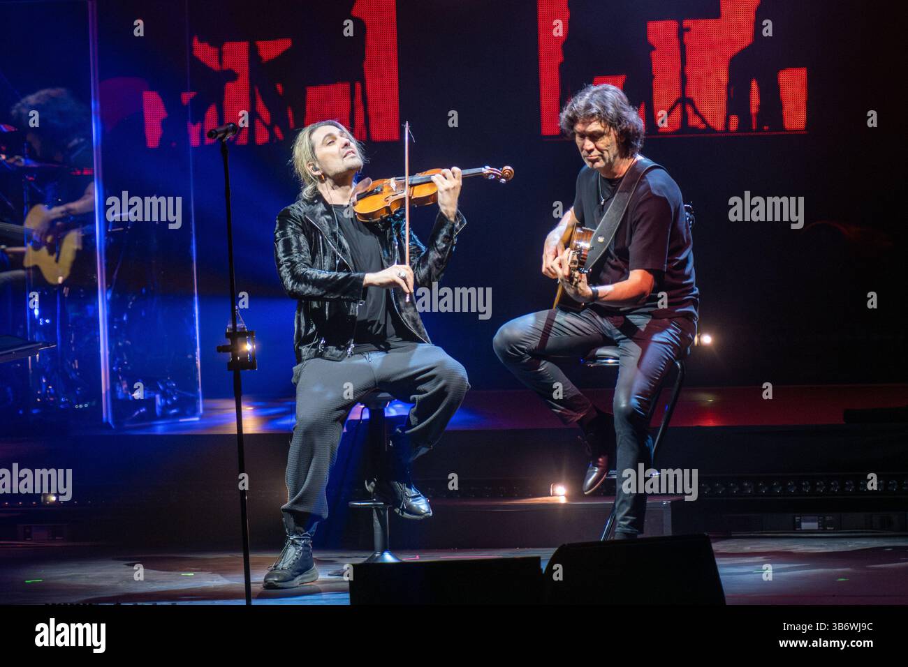 28 avril 2025 : David Garrett joue à Milan, en Italie Banque D'Images