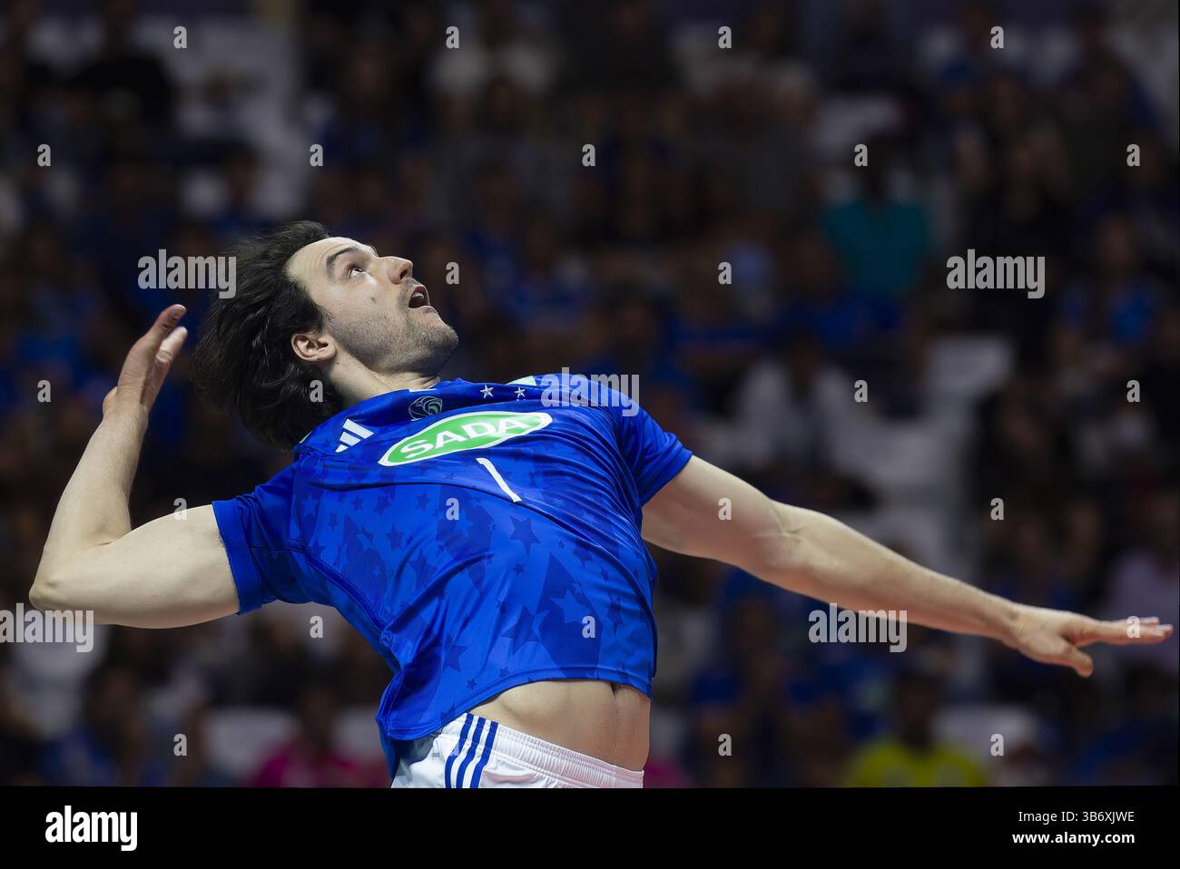 Sao Paulo, Brésil. 04 mai 2025. SP - SAO PAULO - 04/05/2025 - FINALE DE LA SUPER LIGUE MASCULINE - SADA CRUZEIRO X RENATA VOLLEYBALL - JOUEUR DE CRUZEIRO OPPENKOSKI. Photo : Anderson Romao/AGIF (photo par Anderson ROMã ;o/AGIF/SIPA USA) crédit : SIPA US/Alamy Live News Banque D'Images
