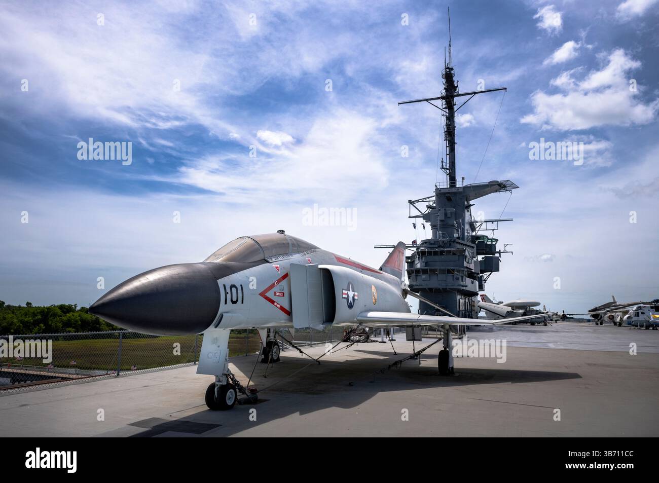 USS LEXINGTON CV-10 (1943) PATRIOTS POINT CHARLESTON CAROLINE DU SUD ÉTATS-UNIS Banque D'Images