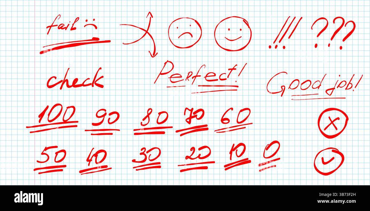 Flèches et traits de soulignement pour School Doodles. Un ensemble dynamique de flèches dessinées à la main, soulignements et marques d'accentuation, parfait pour les notes, la mise en évidence, et Illustration de Vecteur