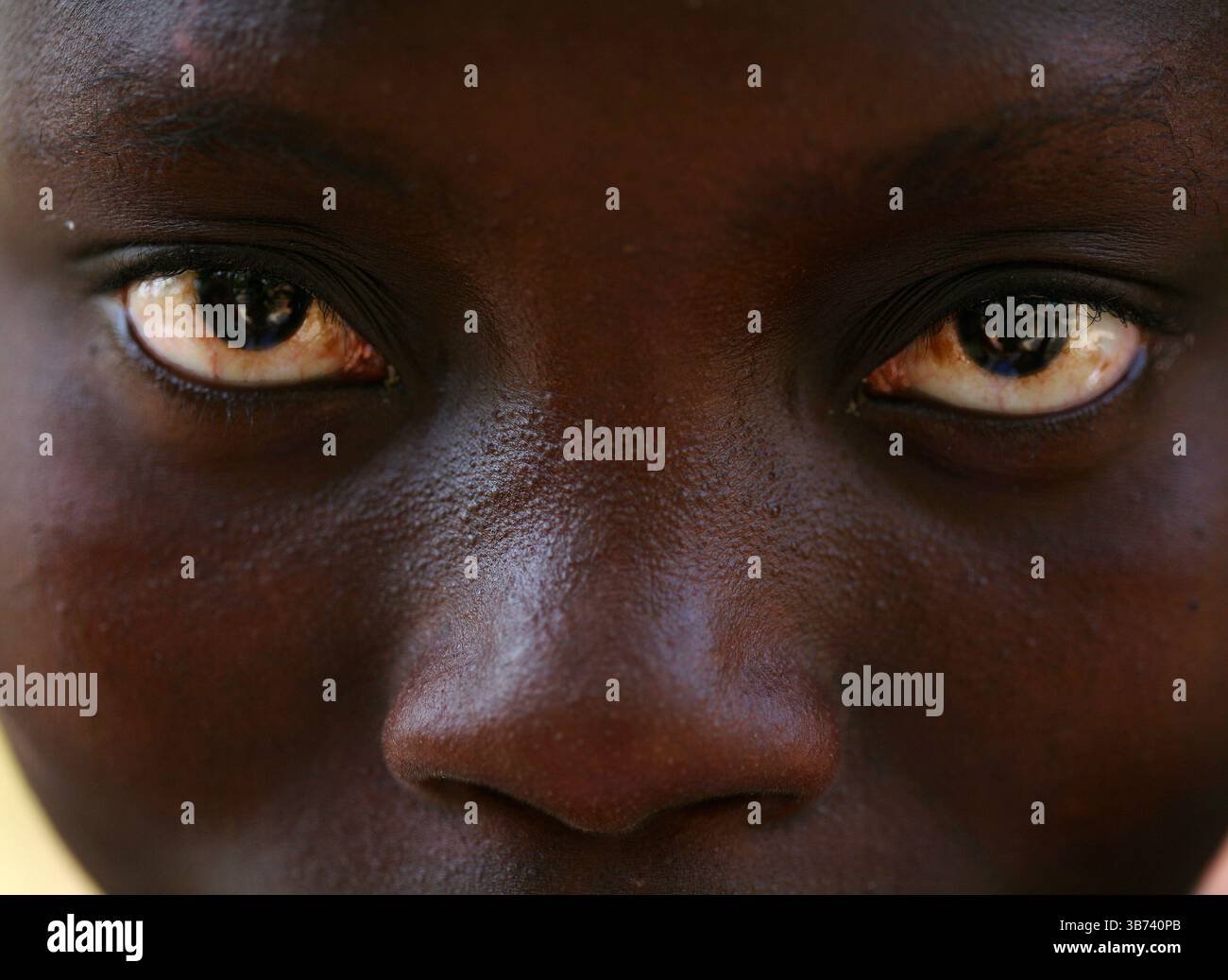 Sénégalais à Diembering Banque D'Images