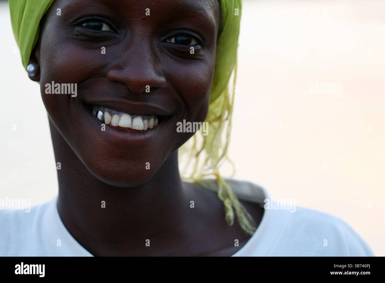 Sénégalais à Edioungou Banque D'Images