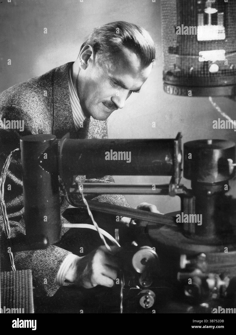 Arthur Holly Compton (10 septembre 1892 - 15 mars 1962). Physicien américain et professeur d'université qui a reçu le prix Nobel de physique en 1927. Banque D'Images