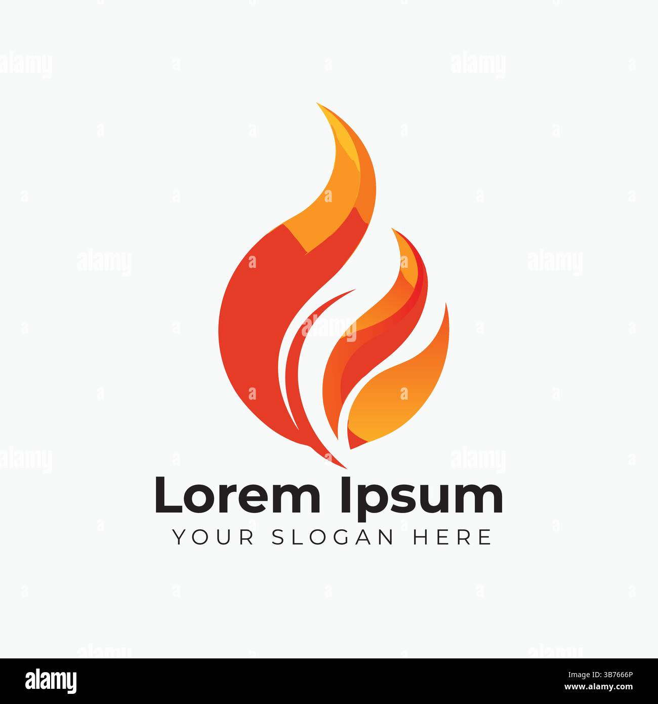 Rouge feu, icône flammes, flammes, feu de joie, illustration vectorielle de conception de logo feu, Creative Flames Fireball Collection logo icônes vectorielles symbole Design Illu Illustration de Vecteur