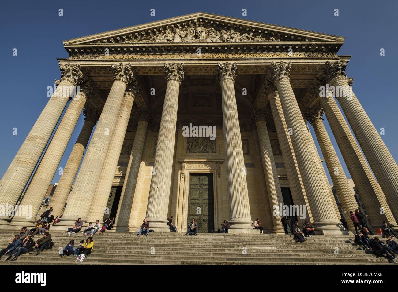 Panthéon, le Panthéon, monument de style néoclassique, 5ème arrondissement, Paris, France, Europe occidentale, Europe Banque D'Images