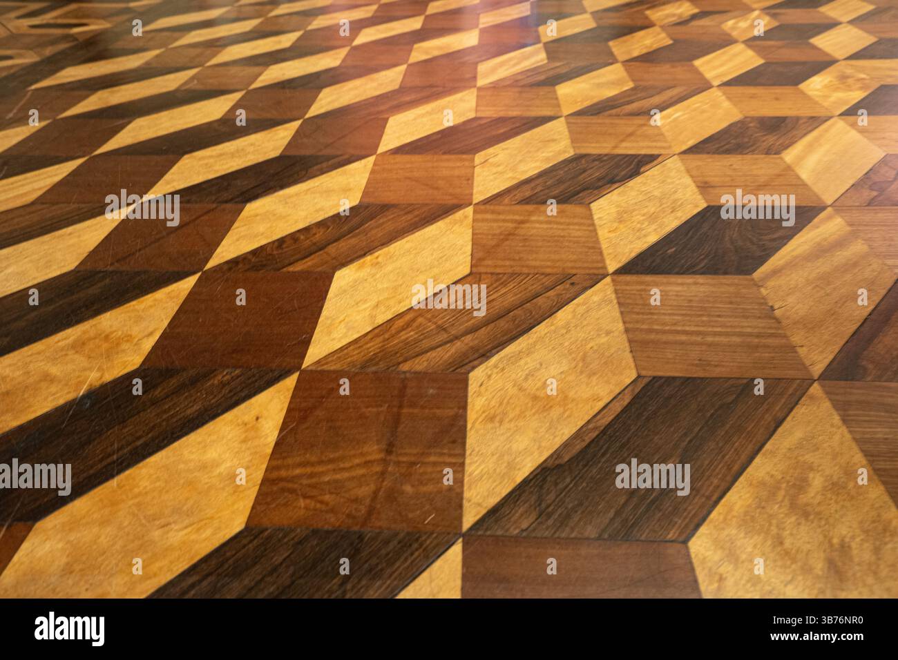 Beau motif de conception de fond de parquet en bois Banque D'Images