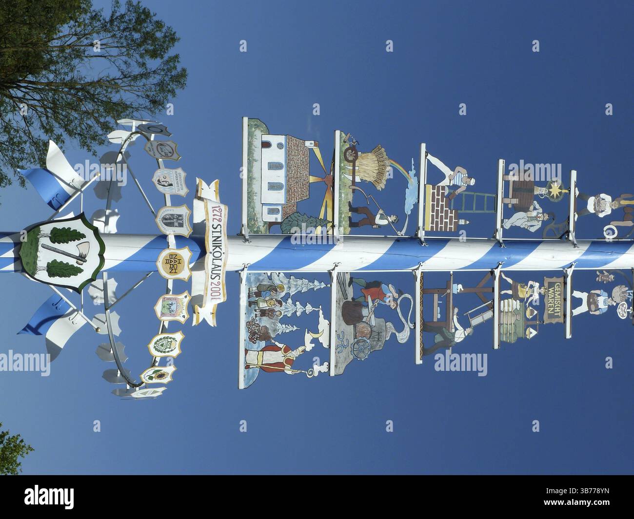 Mât de Cocagne Banque D'Images