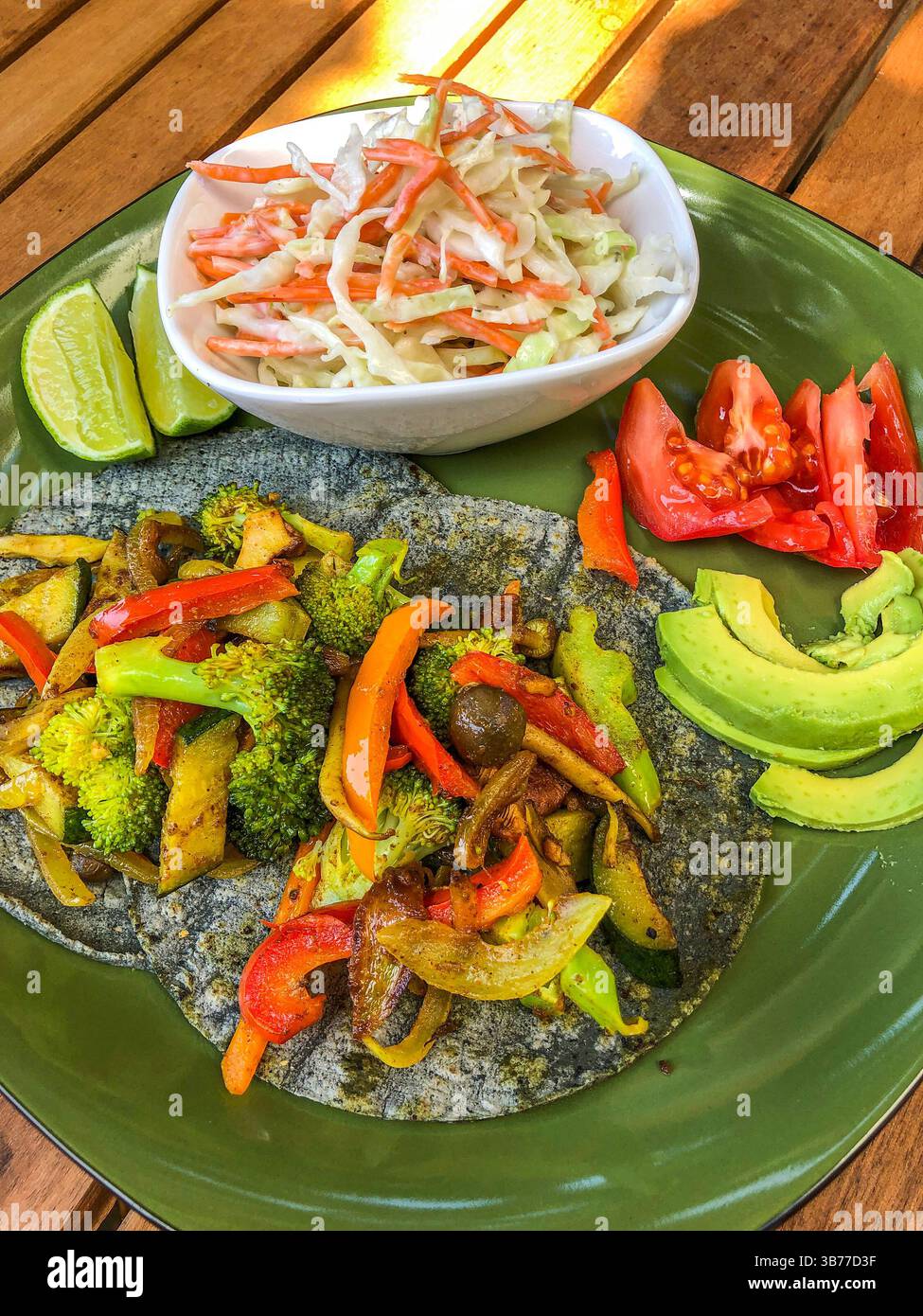 Tacos végétariens. - Image de stock capturée avec un smartphone