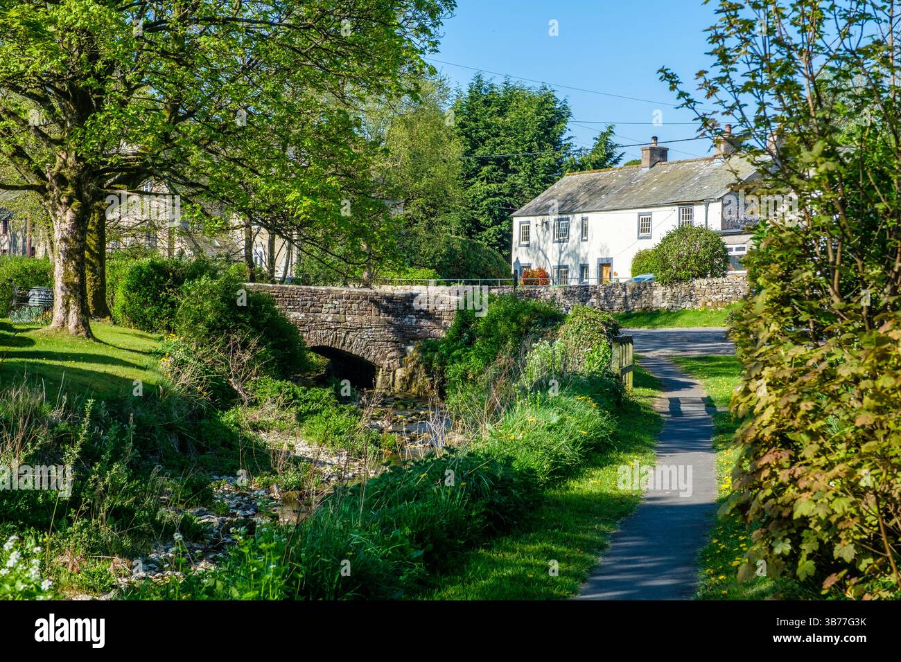 Le joli village de Crosby Ravensworth dans la vallée d'Eden, Cumbria Banque D'Images