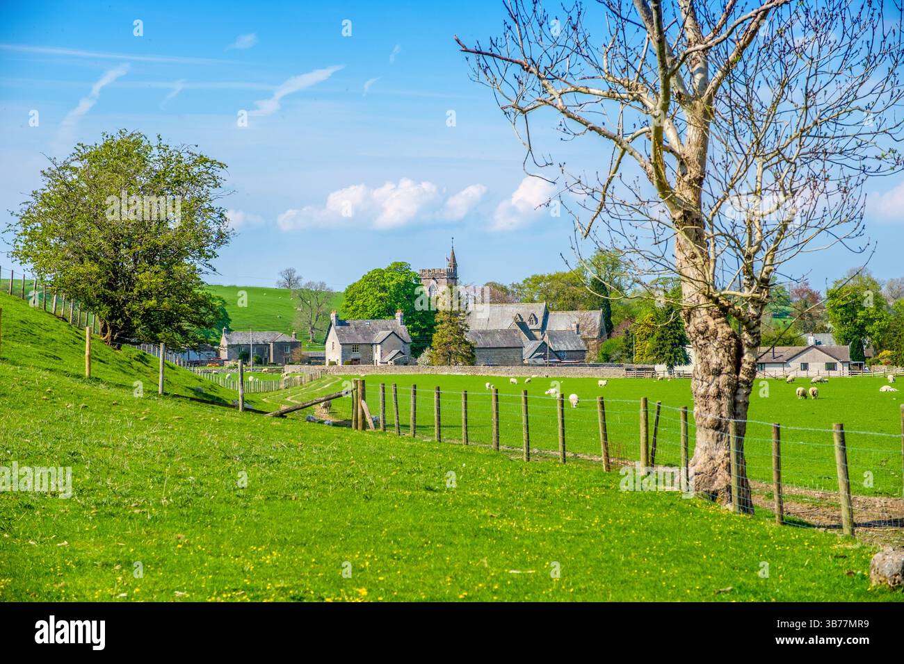 Le joli village de Crosby Ravensworth dans la vallée d'Eden, Cumbria Banque D'Images
