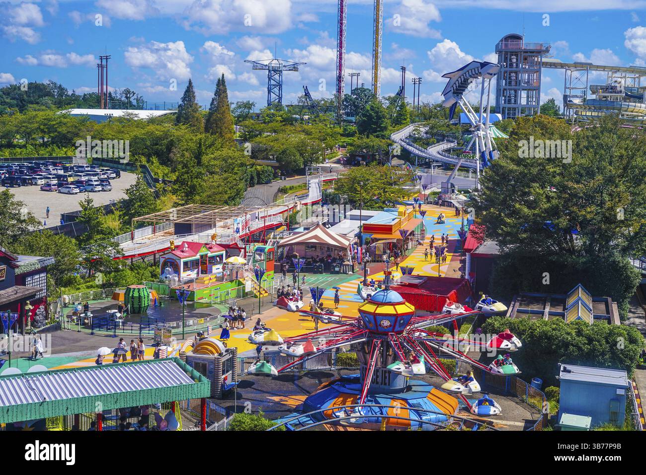 Parc d'attractions de l'image. Lieu de tournage : Chofu, Tokyo Banque D'Images