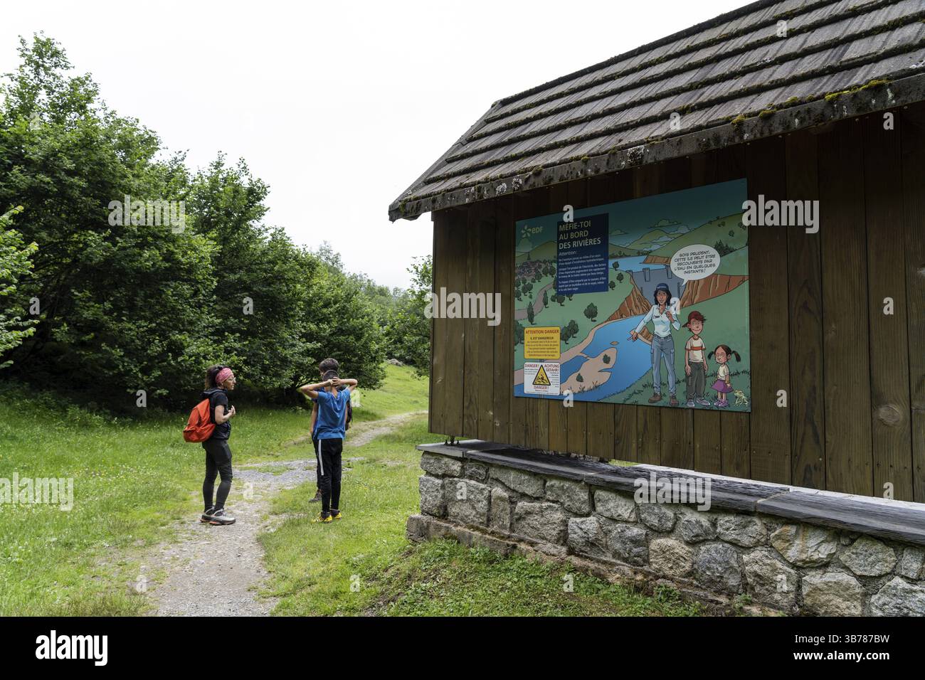 Forêt de hêtres-sapins de Suberlenc, vallée du lys, chaîne montagneuse pyrénéenne, France, Europe Banque D'Images
