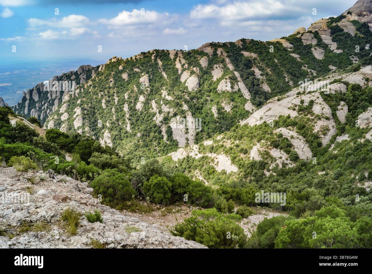 Montcerats étrange rock (Espagne Barcelone). Lieu de tournage: Espagne, Barcelone Banque D'Images